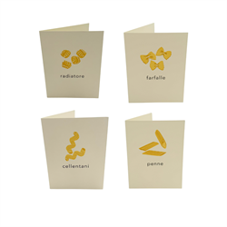 Image of Set of Pasta Note Cards